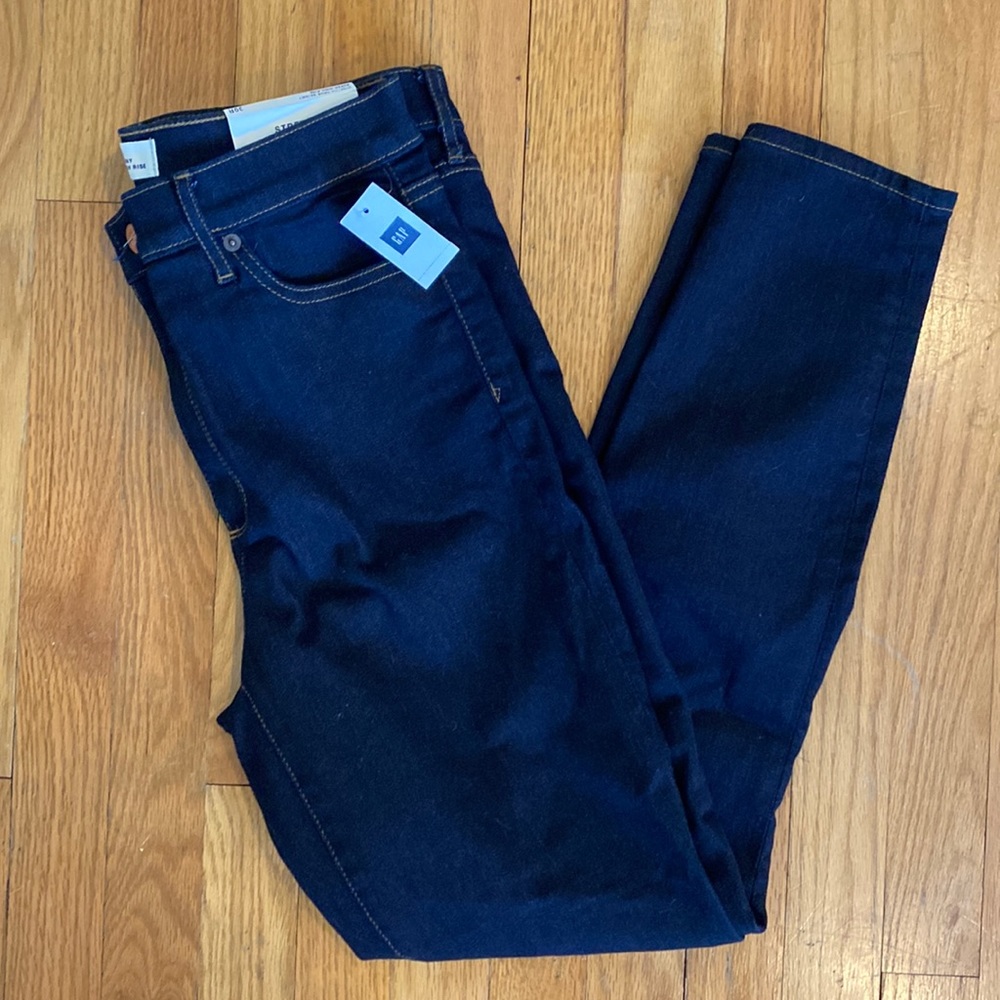 GAP stretch true skinny super high rise (30R)